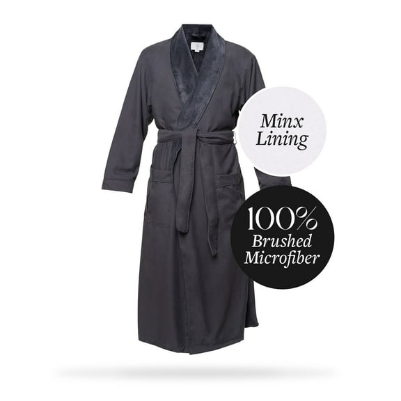 Microfiber Plush Robe with Minx Lining | Style: MPR3000