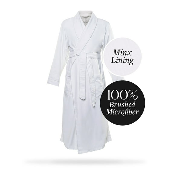 Microfiber Plush Robe with Minx Lining | Style: MPR3000