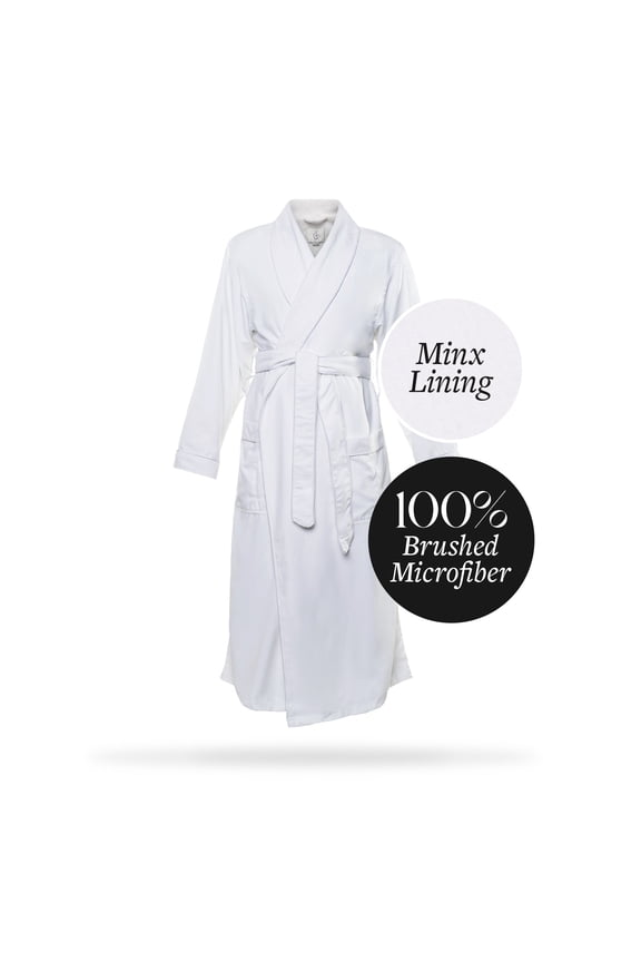 Microfiber Plush Robe with Minx Lining | Style: MPR3000