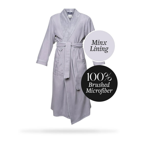 Microfiber Plush Robe with Minx Lining | Style: MPR3000