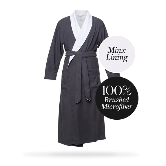 Microfiber Plush Robe with Minx Lining | Style: MPR3000