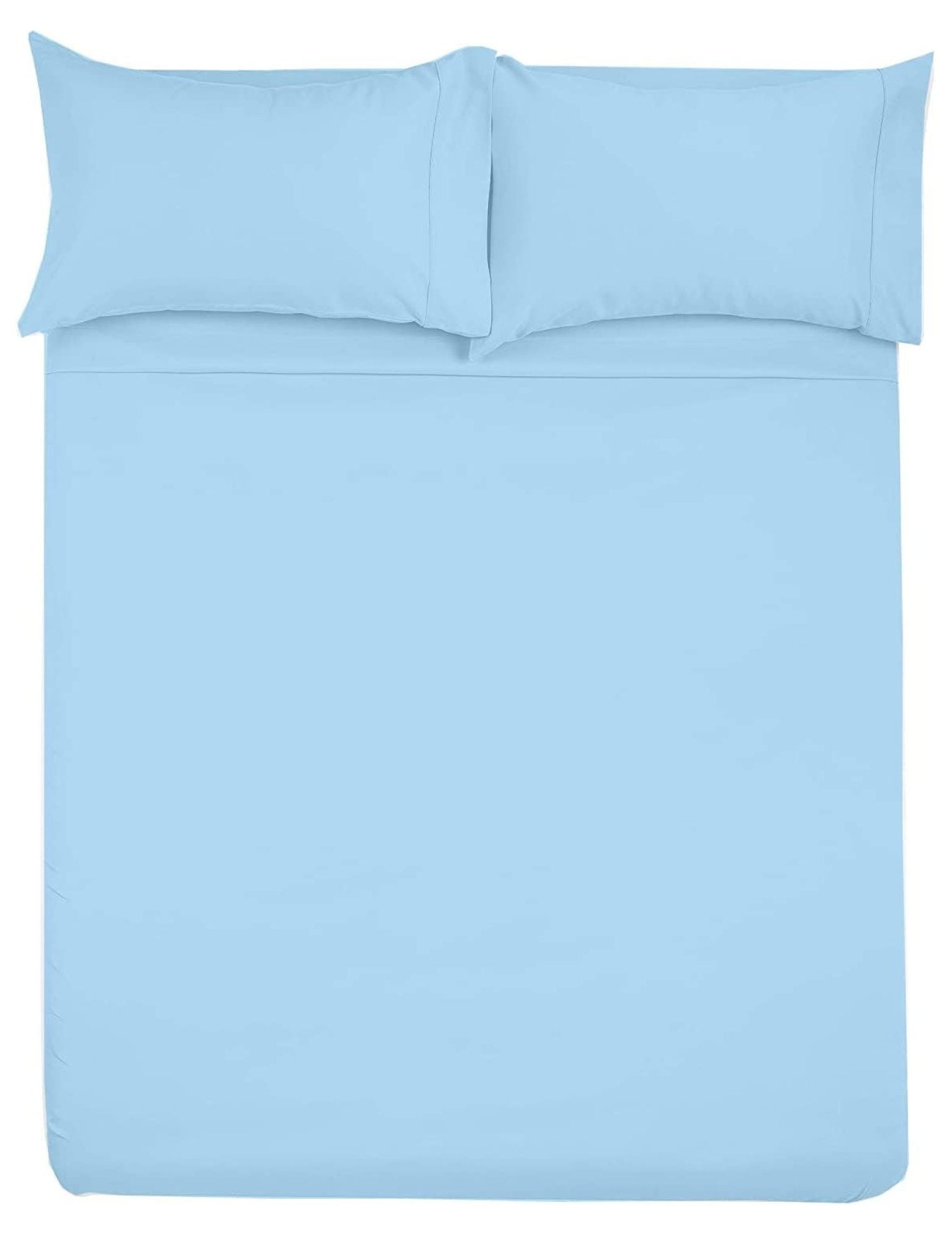 Microfiber RV Sheet Sets, 30x75 Bunk, Light Blue Solid, Bed Sheets for