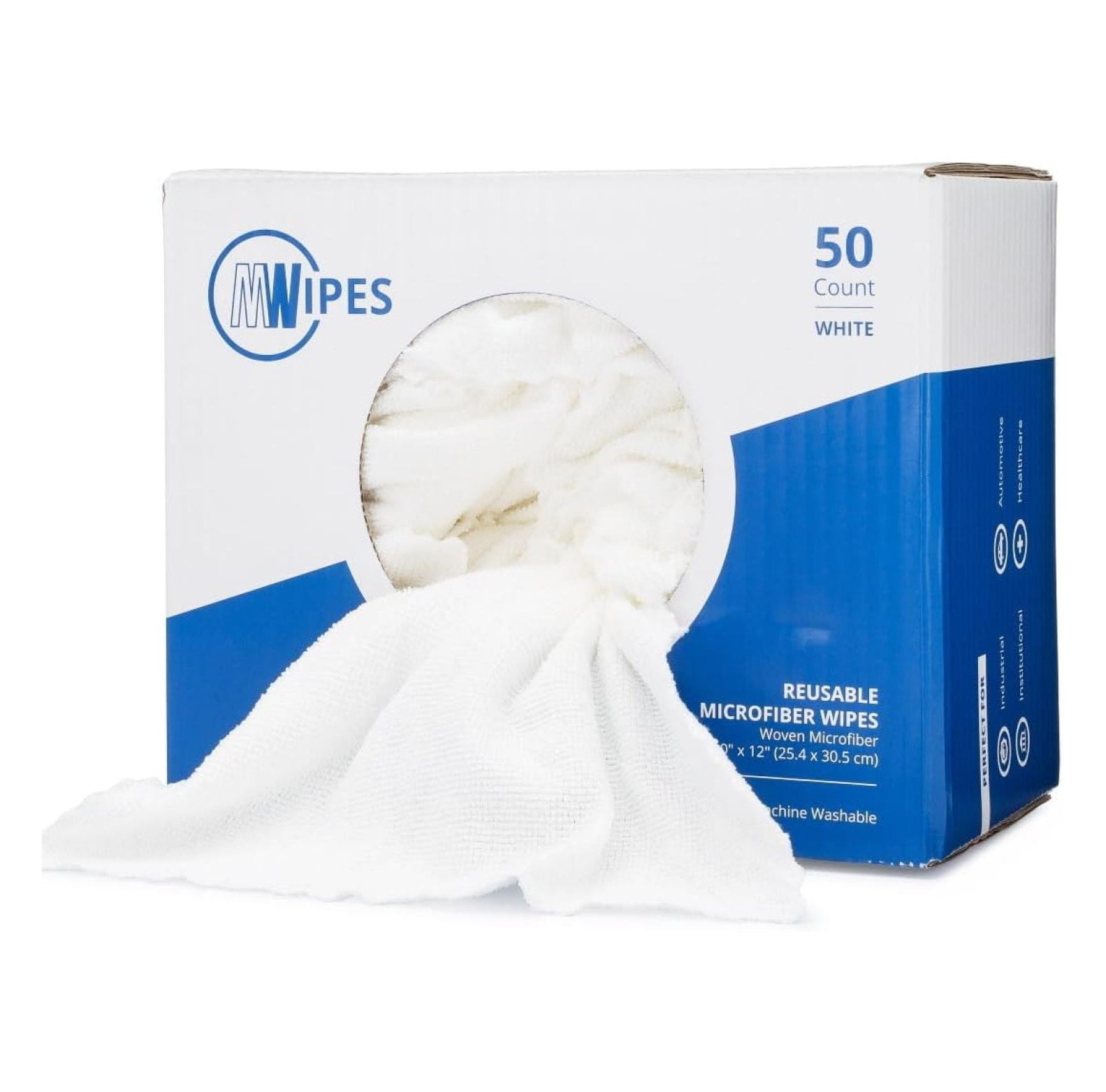 Microfiber Rags in A Box (400 Count) - Mwipes - 10