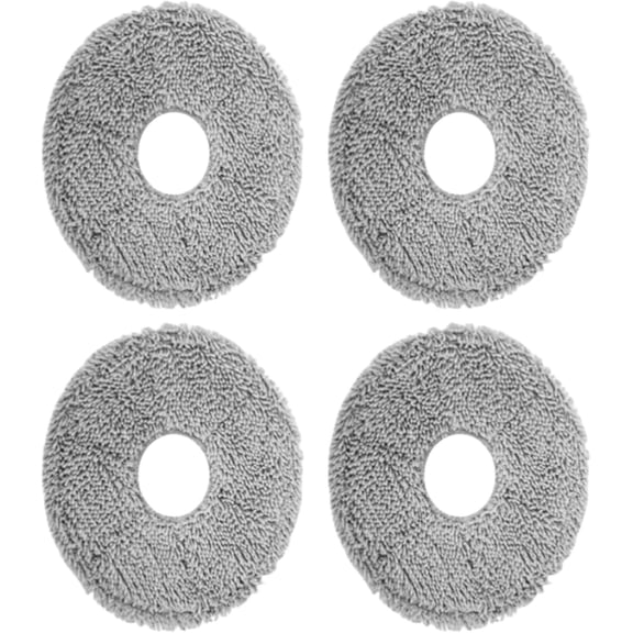 Microfiber Replacement Mop Pads Compatible with iRobot Roomba Combo Plus 405, 505, Dreame X40 Ultra, L10s Pro, 4 Pack