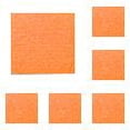 thumbnail image 1 of Microfiber Resuable Cleaning Cloths,11.81"×11.81"，Set of 5，Orange, 1 of 4