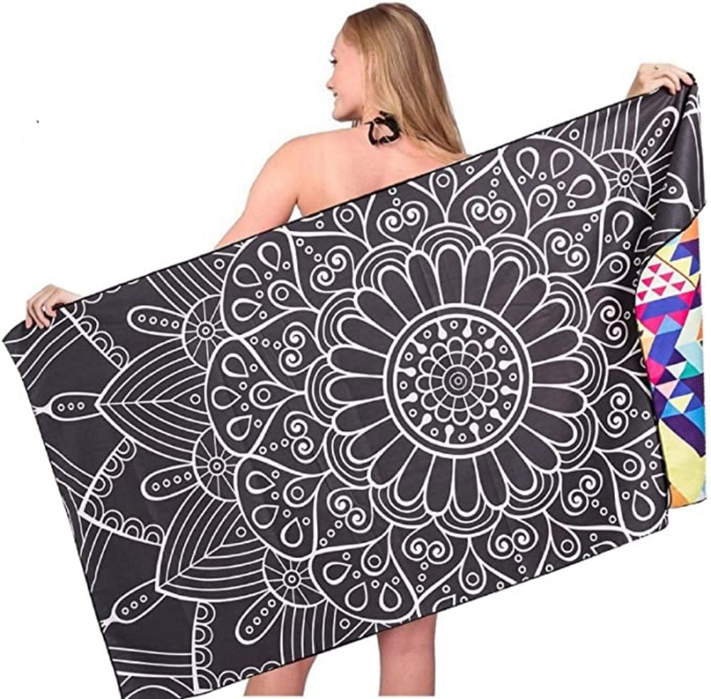 Buy Wholesale China Wholesale Brand Name Full Color Printed Quick Dry Sand  Free Microfiber Beach Towel Antibacterial & Beach Towel Antibacterial at  USD 2.2