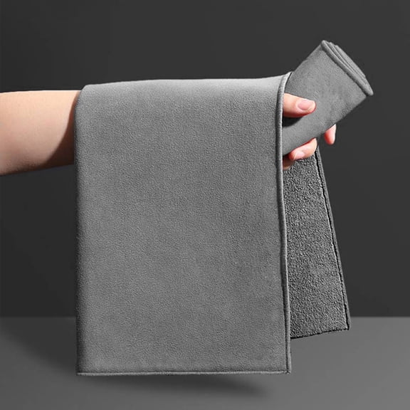 Microfiber Screen Cleaning Cloth 11.81x15.75 Inch Double Sided Suede Coral Fiber Wipe for Car Leather Sofa Electronics