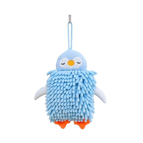 Microfiber Soft Hand Towels Funny Cartoon Animal Quick Drying Absorbent Towel With Hanging Loop For Kitchen Bathroom Home