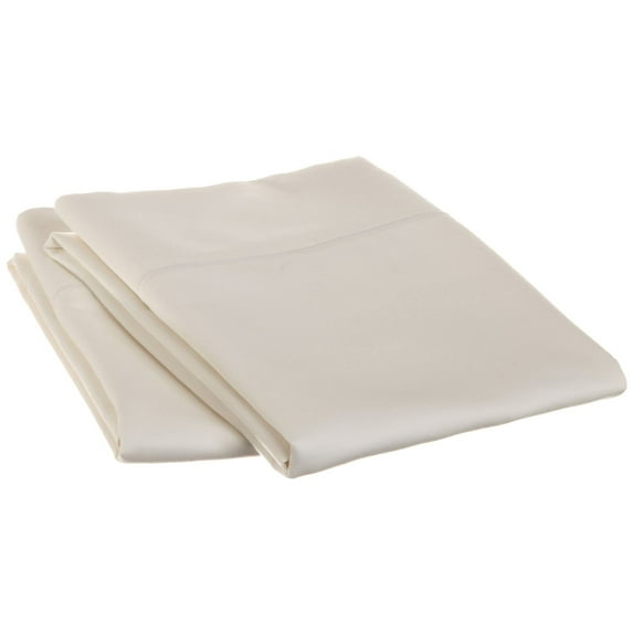 Microfiber Solid Pillowcase Set, Wrinkle Resistant, King, White