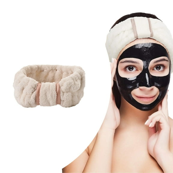 Microfiber Spa Headband for Effortless Facial Cleansing and Routine