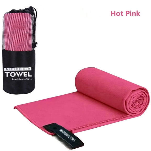 Microfiber Sports Towel 40x80/76x152cm Quick Dry Lightweight Absorbent for Gym Yoga Running Outdoor Travel