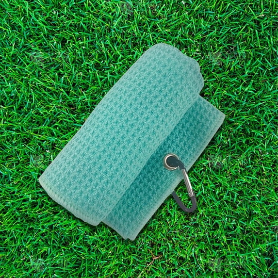 Microfiber Sports Towel for Gym Golf Travel - Quick Dry Absorbent Small Compact Towel with Hanging Loop - Fast Drying Breathable Nylon Perforated Towel for Workout Running Outdoor Camping
