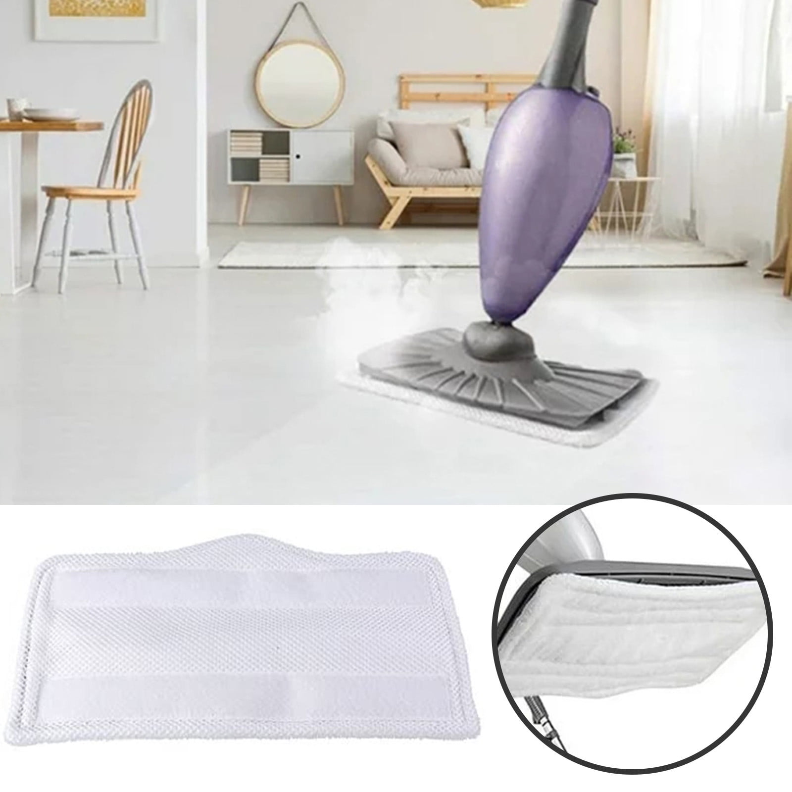 Microfiber Steam Mop Pads Replacement For Steam & Spray Mop SK410 SK435CO SK460 SK140 SK141