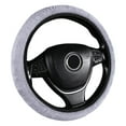 thumbnail image 1 of Microfiber Steering Wheel Cover, 14-15 Inch Universal Fit, Soft Warm Non-Slip Elastic Wheel Protector for Car Decoration ( Gray ), 1 of 9