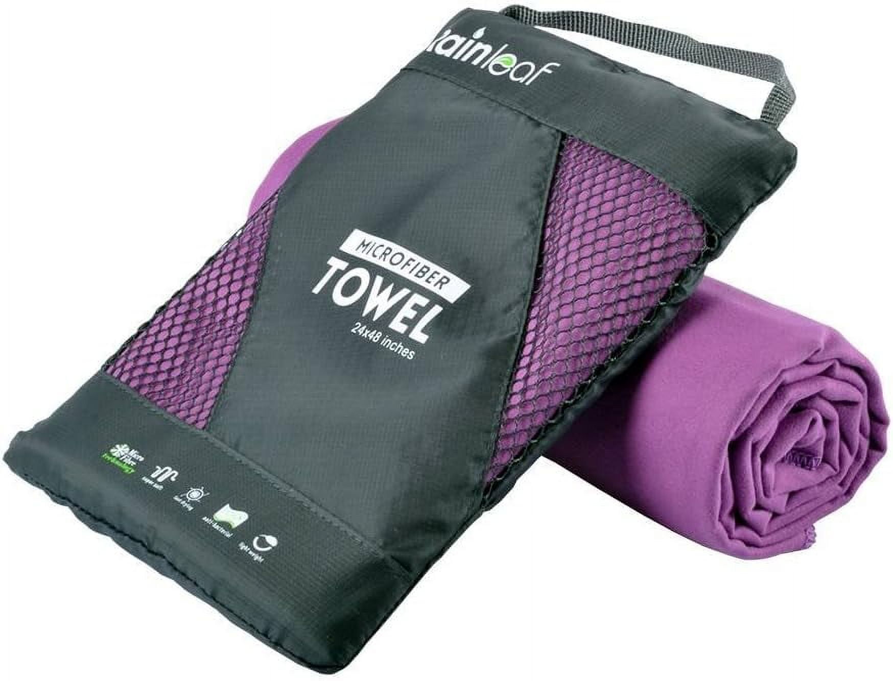 Rainleaf Microfiber Towel Perfect Travel & Gym & Camping Towel