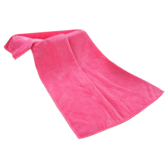 Microfiber Towels, 1 Pc Bath Towel Sets Extra Absorbent, Fast Drying, Multipurpose for Bath, Swimming, Fitness, Sports, Yoga, 13.77x29.52 Inch, Hot Pink