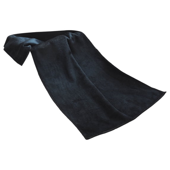 Microfiber Towels, 1 Pc Bath Towel Sets Extra Absorbent, Fast Drying, Multipurpose for Bath, Swimming, Fitness, Sports, Yoga, 13.77x29.52 Inch, Black