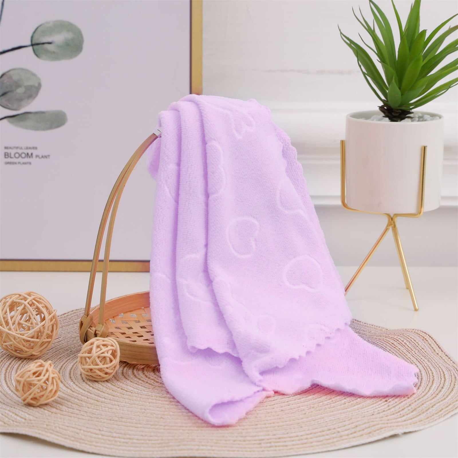 Microfiber Towels Clean Towels Nondeformed Beach Towels Solidcolor