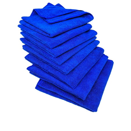 Microfiber Towels For Cars Car Drying Wash Detailing Polishing Cloth Dryer Towel Auto Professional Thick Rag 8 Pack Blue