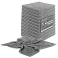 thumbnail image 2 of 240-Pack 16x16 Black Economy Microfiber Towels - 220GSM For Auto Detailing & Home 2 of 5
