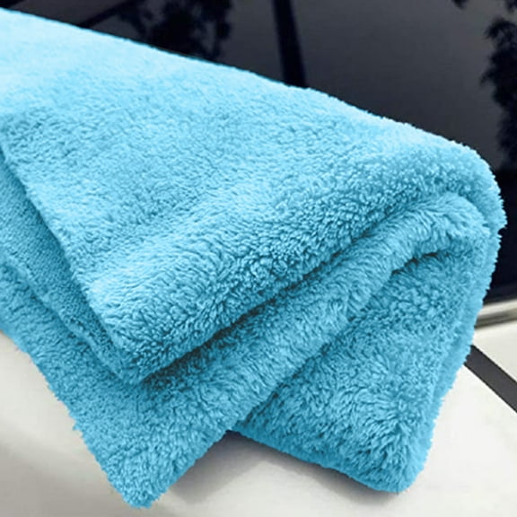 Microfiber Towels for Cars, Car Drying Wash Detailing Buffing Polishing Towel with Plush Edgeless Microfiber Cloth, 15.75x15.75 in, Pack of 1