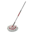 thumbnail image 1 of Microfiber Twist Mop 16" Wide White Microfiber Head, 4.5 ft Gray/Red Plastic Handle, 1 of 2