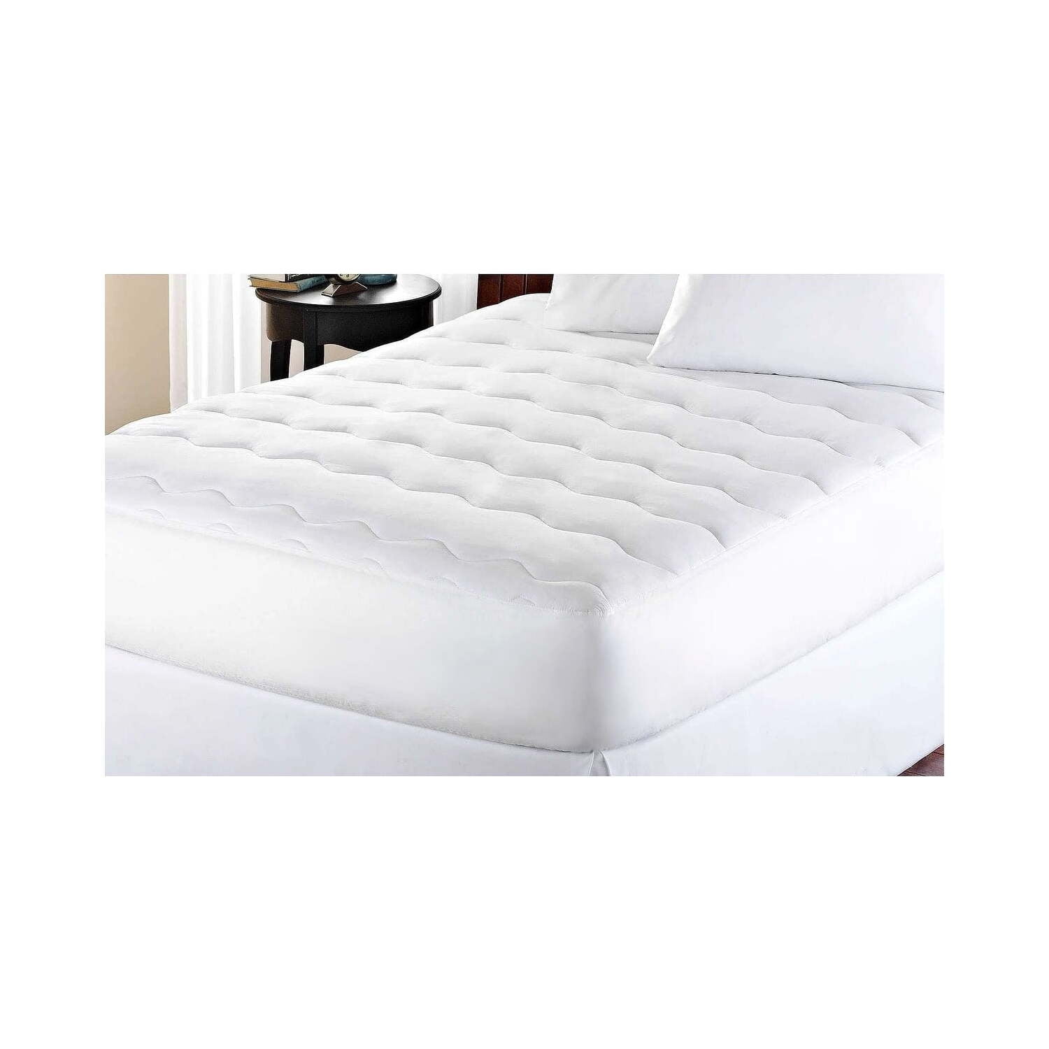 Microfiber Water Proof Mattress Pad White