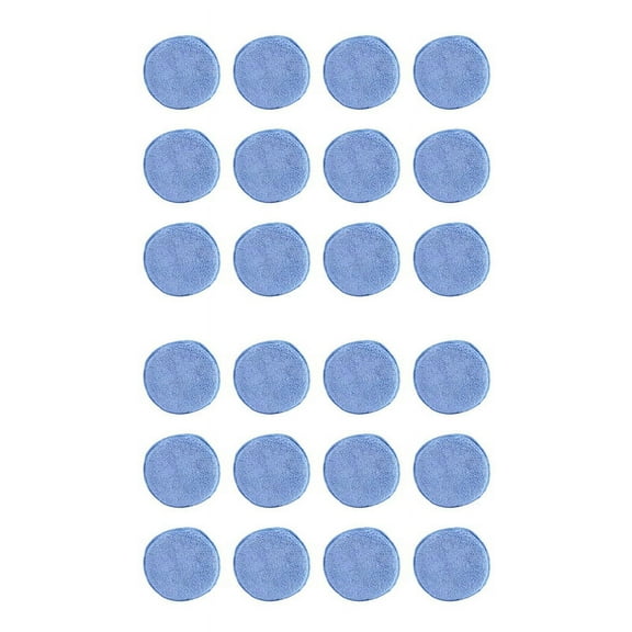 Microfiber Wax Applicator 24Pcs Car Cleaning Polish Wax Foam Sponge Polishing Sponge, Blue