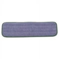 thumbnail image 1 of Rubbermaid Commercial Microfiber Wet Mopping Pad, 18 1/2" x 5 1/2" x 1/2", Green, 1 of 2