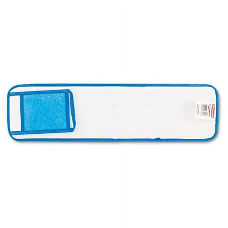 Microfiber Wet Room Pads, 24 In. Long, Split Nylon/polyester Blend, Blue | Bundle of 10 Each