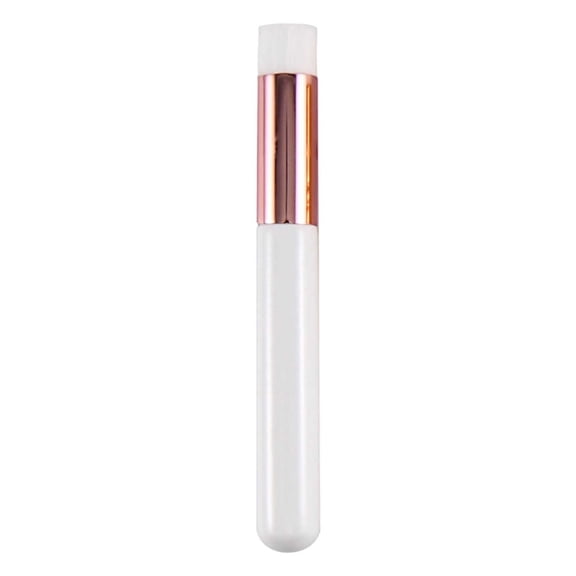 Microfiber Wooden Handle Makeup Brush For Blending And Smooth Cosmetic Application