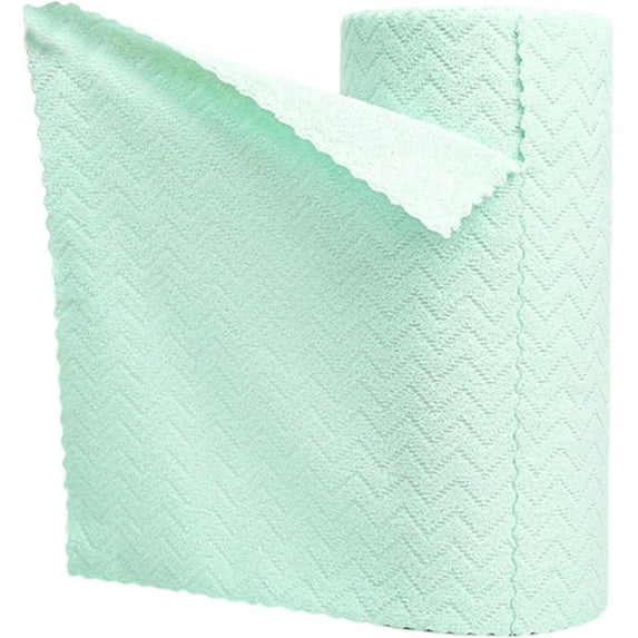 Microfiber cleaningCloth Roll - Tear Off Towel, Washable Rag, Long Lasting Soft Absorbent Wipe | Reusable cleaningTowels for Kitchen, Home, Bathroom, Car, Window, Workshop, Cleaning(wwx)