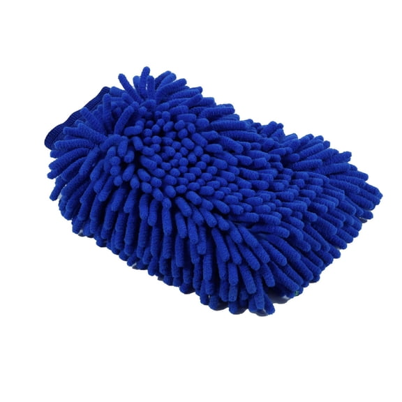 Microfibre Car Wash Mitt - Premium Car Sponge Glove for Car Washing - Ultra Soft Chenille Design - Safe on Paint & Wheels - Lint-Free Microfiber Mitt for Cleaning & Detailing