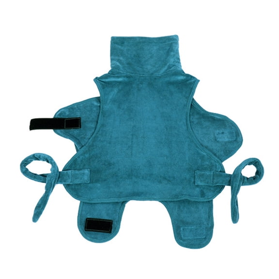Microfibre Dog Bathrobe Fast Absorbing Drying Coat for Pet Bath Towel for Various Breeds Post Bath Grooming Accessory