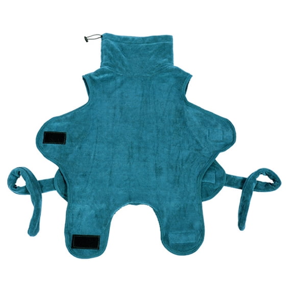 Microfibre Dog Drying Coat Soft Bathrobe for Pet Fast Absorbent Towel Robe for Dog and Cats Pet Grooming Accessories