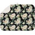 thumbnail image 1 of Microfibre Drying Mat for Kitchen Pink and White Gouache Floral Pattern Dish Drying Drainer Mat Absorbent Pioneer Drying Mat Washing Up for Glass, Plate & Cup 18inch X 24inch, 1 of 5