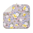 thumbnail image 1 of Microfibre Drying Mat for Kitchen Pioneer Dish Drying Drainer Mat Absorbent Colorful Floral Drying Mat Washing Up for Glass, Plate & Cup 16inch X 18inch, 1 of 7