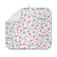 thumbnail image 1 of Microfibre Drying Mat for Kitchen Pioneer Dish Drying Drainer Mat Absorbent Colorful Floral Drying Mat Washing Up for Glass, Plate & Cup 16inch X 18inch, 1 of 7