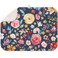 thumbnail image 1 of Microfibre Drying Mat for Kitchen Pioneer Dish Drying Drainer Mat Absorbent Colorful Floral Drying Mat Washing Up for Glass, Plate & Cup 18inch X 24inch, 1 of 5