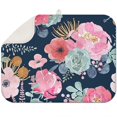 thumbnail image 1 of Microfibre Drying Mat for Kitchen Pioneer Dish Drying Drainer Mat Absorbent Colorful Floral Drying Mat Washing Up for Glass, Plate & Cup 18inch X 24inch, 1 of 5