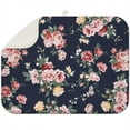 thumbnail image 1 of Microfibre Drying Mat for Kitchen Pioneer Dish Drying Drainer Mat Absorbent Colorful Floral Drying Mat Washing Up for Glass, Plate & Cup 18inch X 24inch, 1 of 5