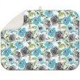 thumbnail image 1 of Microfibre Drying Mat for Kitchen Rose Floral Pattern Dish Drying Drainer Mat Absorbent Pioneer Drying Mat Washing Up for Glass, Plate & Cup 18inch X 24inch, 1 of 5