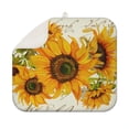 thumbnail image 1 of Microfibre Drying Mat for Kitchen Sunflower Colorful Floral Dish Drying Drainer Mat Absorbent Drying Mat Washing Up for Glass, Plate & Cup 16inch X 18inch, 1 of 7