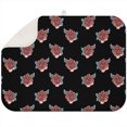 thumbnail image 1 of Microfibre Drying Mat for Kitchen Red Rose Floral Dish Drying Drainer Mat Absorbent Drying Mat Washing Up for Glass, Plate & Cup 16inch X 18inch, 1 of 5