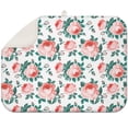 thumbnail image 1 of Microfibre Drying Mat for Kitchen Rose Repeat Dish Drying Drainer Mat Absorbent Pioneer Drying Mat Washing Up for Glass, Plate & Cup 18inch X 24inch, 1 of 5