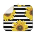 thumbnail image 1 of Microfibre Drying Mat for Kitchen Strip Sunflower Dish Drying Drainer Mat Absorbent Drying Mat Washing Up for Glass, Plate & Cup 16inch X 18inch, 1 of 7