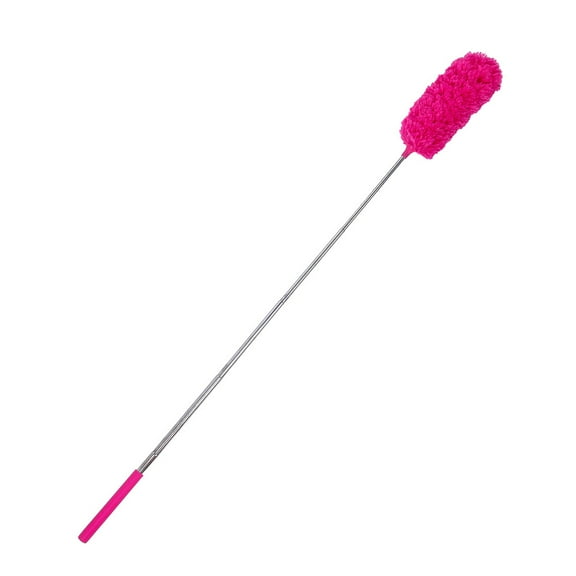 Microfibre Duster for high Ceilings, Duster for Cleaning Fan Cobweb, Pole 30-100 Inches, Reusable Duster, Washable Lightweight Duster for Ceiling Fan webs, Blinds
