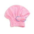 thumbnail image 1 of Warm Quick Dry Hair Turban Hair Drying Towel Wrap Hat Bun Caps for Adult Kid... O9T1, 1 of 8