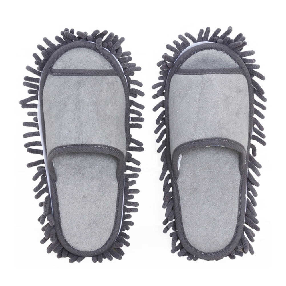 Microfibre Mop Slipper 1 Pair Lazy Cleaning Foot Cleaner Shoe Mop