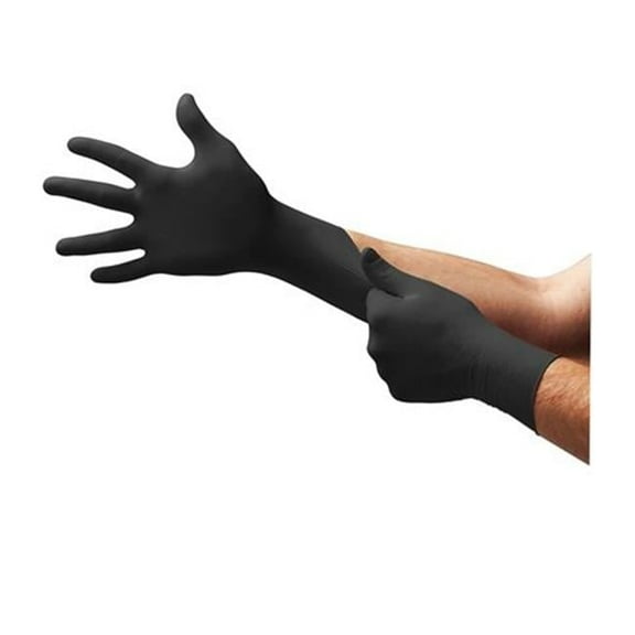 Microflex 748-MK-296-M Midknight Pf Nitrile Examination Glove - Medium